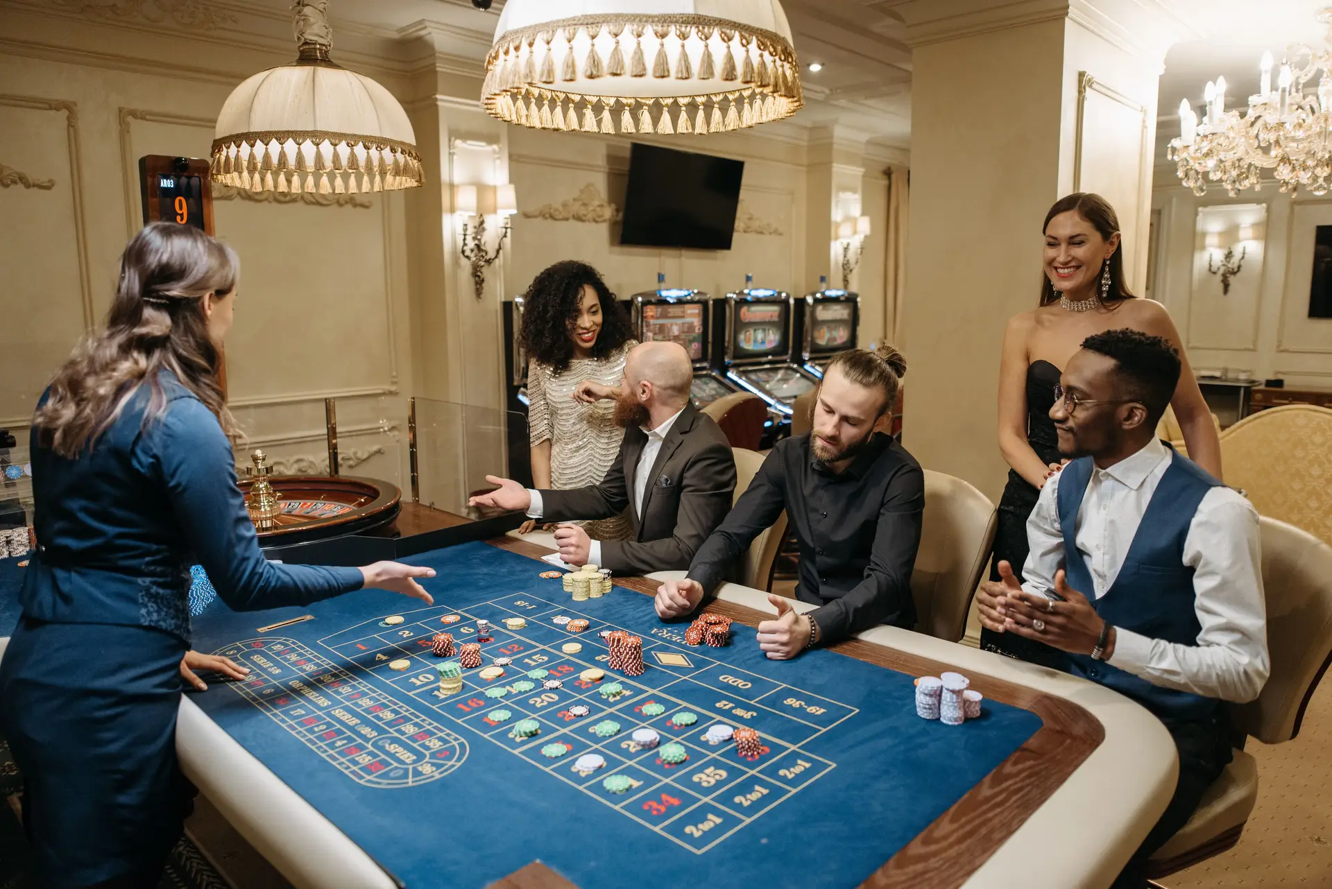 Lively Roulette Table
